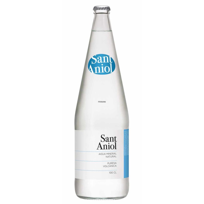 AGUA SANT ANIOL MIN. NAT. CRISTAL 12/1 lt.